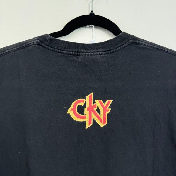 Vintage 2002 CKY Infiltrate Destroy Rebuild Large Band Album Promo T-Shirt - Picture 5 of 6